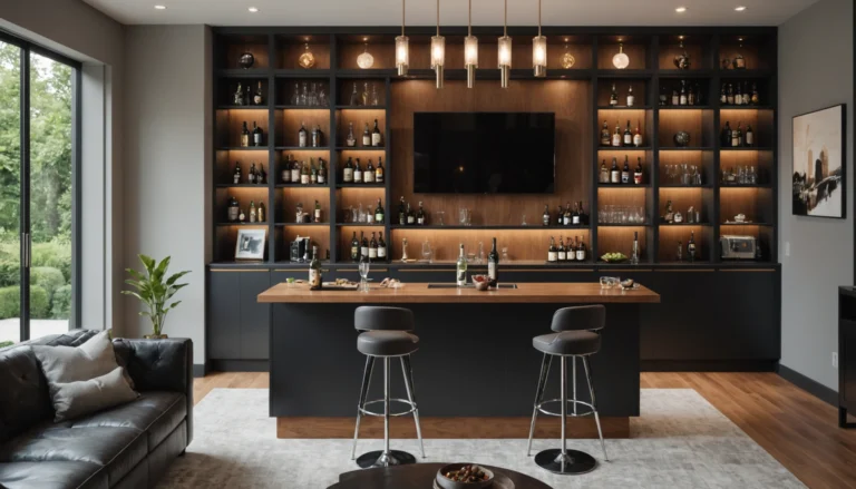 bar moderne pour le salon