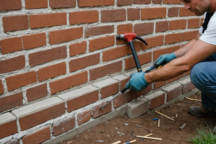 comment renforcer un mur sans fondation