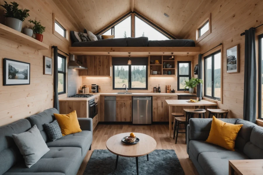 luxueuse mini-maison intérieur