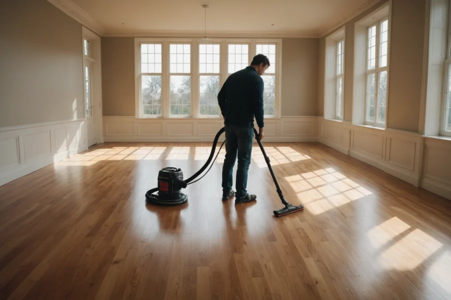 poncer un parquet vitrifié